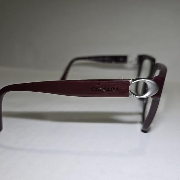 Coach Glasses Frames HC8240 55203B L1028 Oxblood Grey Pink Gradient With Case - Picture 3 of 6